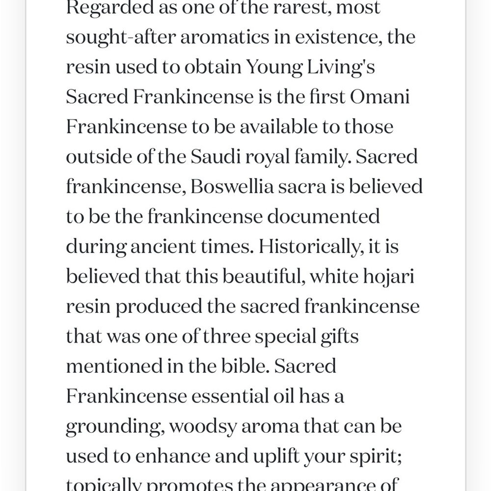 Young Living Sacred Frankincense Essential Oil - Rich Brown - Picture 3 of 5